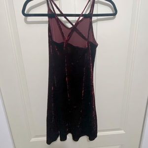 Red Velvet Dress